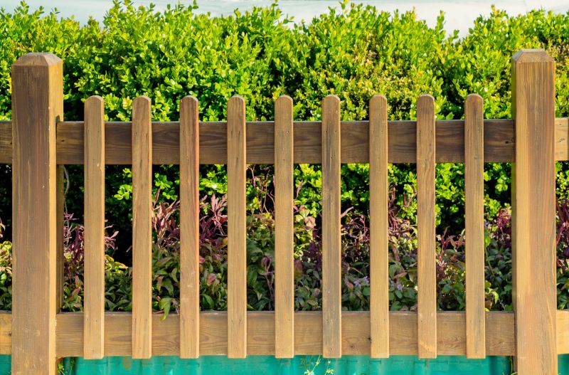 Solid Board Fence Installation